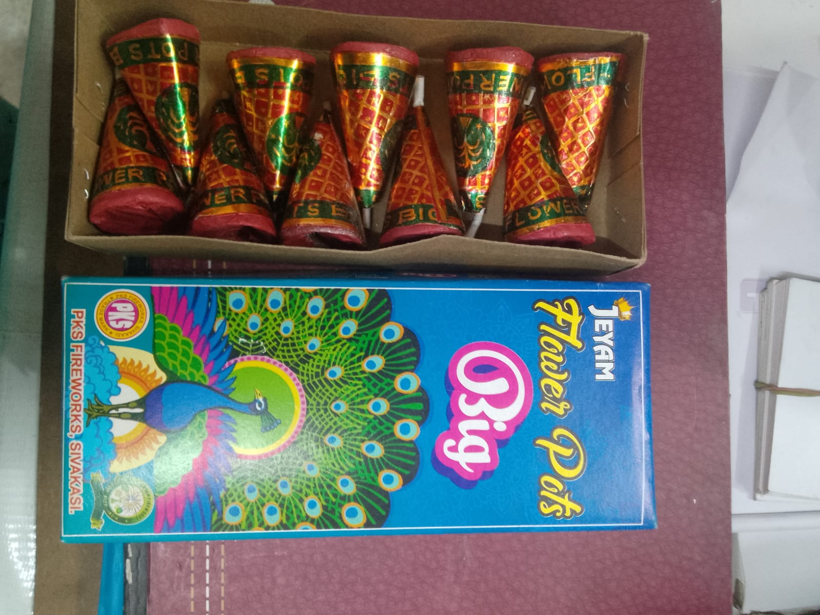 Krish Crackers Flower Pot Big (Size 2)